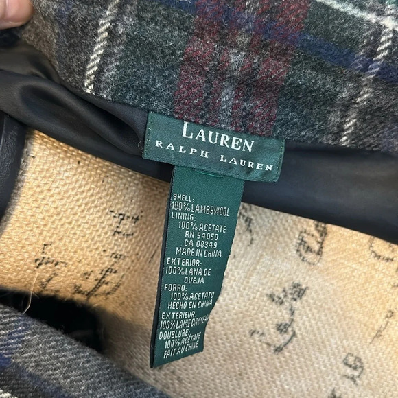 Ralph Lauren Oversized Lambswool Shacket Shirt Jacket EUC XL - Picture 4 of 6